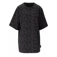 Футболка the monogram big charcoal t-shirt Marc Jacobs, черный