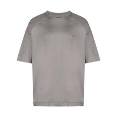 Футболка t-shirt mit stoffdetails und logo grey grey Juun.J, серый
