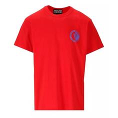 Футболка v-emblem t-shirt Versace Jeans Couture, красный