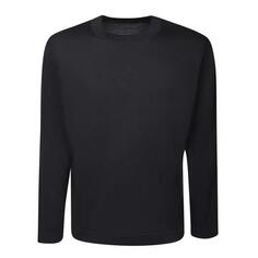 Футболка wool t-shirt Dell&apos;Oglio, черный Delloglio