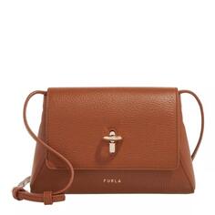 Сумка furla net mini crossbody cognac Furla, коричневый