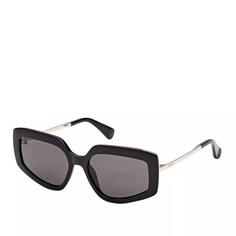 Солнцезащитные очки design7 shiny black Max Mara, черный