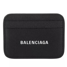 Кошелек logo card holder black/ Balenciaga, черный