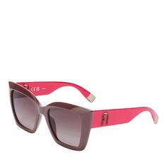 Солнцезащитные очки wd00089 furla sunglasses sfu710 chianti + pop pink Furla, розовый