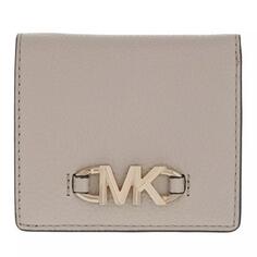 Кошелек izzy sm id billfold light Michael Michael Kors, бежевый