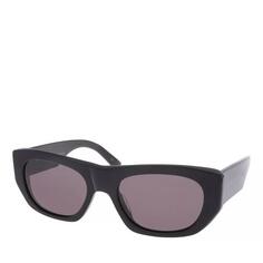Солнцезащитные очки am0450s-001 black-black- Alexander Mcqueen, черный