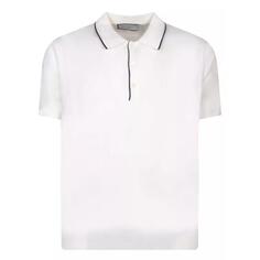 Футболка cotton polo shirt Canali, белый