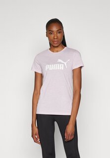 Спортивная футболка LOGO HEATHER TEE Puma, цвет grape mist