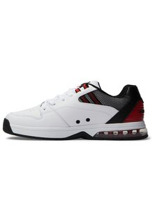 Кроссовки низкие VERSATILE DC Shoes, цвет xwkr white black red