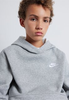 Толстовка CLUB UNISEX Nike Sportswear, цвет dark grey heather/white