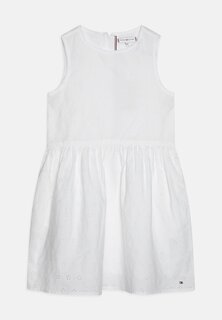 Платье дневное BRODERIE ANGLAISE MONOGRAM Tommy Hilfiger, цвет white