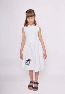 Платье дневное WITH LADYBUG HAND EM Infantium Victoria, цвет white