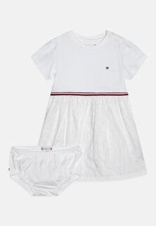 Платье дневное BABY BRODERIE COMBI DRESS Tommy Hilfiger, цвет white