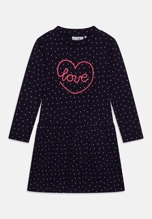 Платье из джерси EMBROIDERED DRESS happy girls, цвет navy