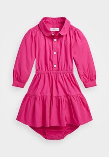 Платье-блузка BABY DAY DRESS Polo Ralph Lauren, цвет bright pink