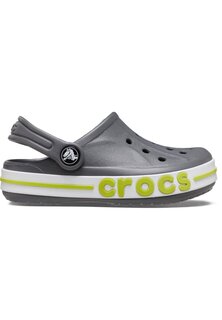 Сандалии KIDS&apos; BAYABAND CLOG Crocs, цвет slate grey lime punch