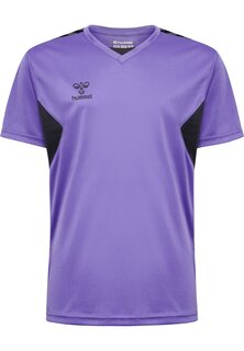 Спортивная футболка AUTHENTIC PL SS Hummel, цвет dahlia purple asphalt