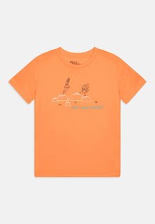 Спортивная футболка OUT AND ABOUT KIDS UNISEX Jack Wolfskin, цвет digital orange