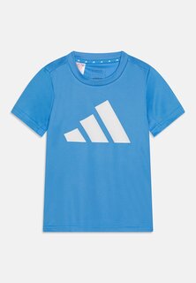 Спортивная футболка LOGO UNISEX adidas Performance, цвет blue burst/white