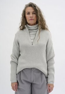 Вязаный свитер ALLY My Essential Wardrobe, цвет light grey melange
