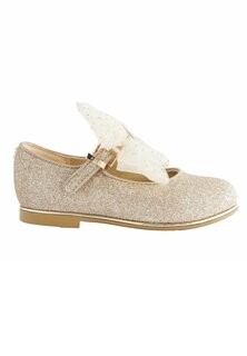 Балетки GLITTER MARY JANE WITH BOW Baker by Ted Baker, цвет gold