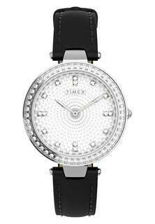 Часы ADORN WITH CRYSTALS Timex, цвет Black
