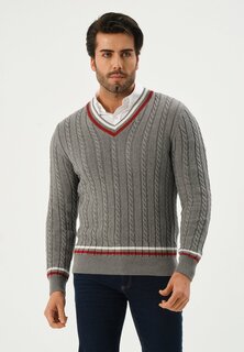 Вязаный свитер Edoardo Caravella, цвет antracite