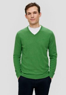 Вязаный свитер V-AUSSCHNITT DIVERSE FARBEN s.Oliver, цвет grün
