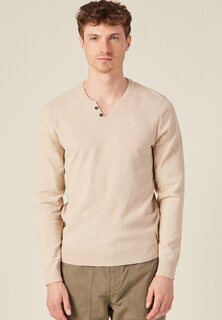 Вязаный свитер MIT LANGEN ÄRMELN BONOBO Jeans, цвет beige
