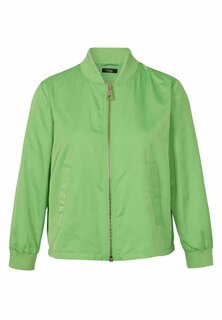 Куртка-бомбер MODERNE IN UNI DESIGN frapp, цвет grün