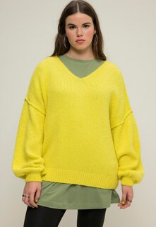 Вязаный свитер V-HALS WIJDE Studio Untold, цвет lichtgeel