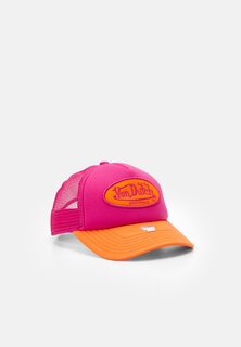 Бейсболка TRUCKER TAMPA UNISEX Von Dutch, цвет pink/orange