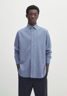 Рубашка REGULAR FIT TWO-PLY Massimo Dutti, цвет blue