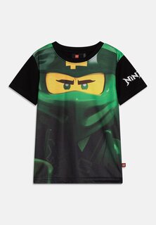 Футболка с принтом LEGO kidswear, цвет dark green