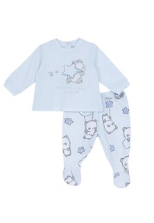 Спортивный костюм OUTFIT+SET Chicco, цвет light blue