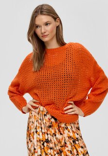 Вязаный свитер s.Oliver BLACK LABEL, цвет orange