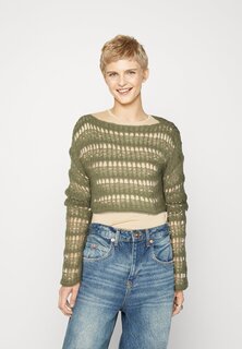 Вязаный свитер LADDER OPEN BDG Urban Outfitters, цвет khaki