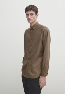 Рубашка SOFT TOUCH Massimo Dutti, цвет brown