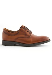 Туфли на шнуровке LEATHER LACE-UP SHOES Next, цвет tan brown