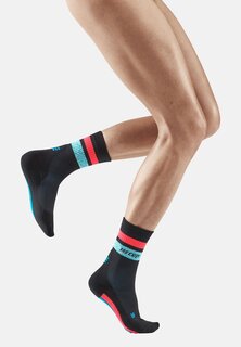 Носки спортивные COMPRESSION MIAMI VIBES CEP, цвет black blue pink