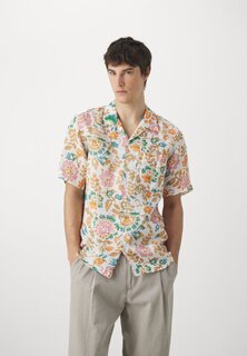 Рубашка SHORT SLEEVE REGULAR FIT MEN 120% Lino, цвет white/orange