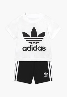 Шорты TEE INFANT UNISEX SET adidas Originals, цвет white/black