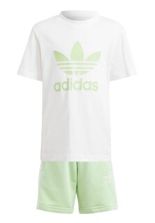 Шорты TEE KIDS UNISEX SET adidas Originals, цвет semi green spark