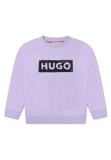 Свитшот HUGO Kids, цвет lilac