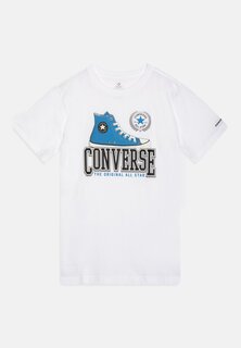 Футболка с принтом SCRIPT SNEAKER TEE Converse, цвет white