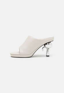 Туфли-лодочки на высоком каблуке IKON HEEL SLIDE KARL LAGERFELD, цвет white