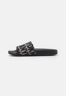 Туфли-лодочки на плоской подошве ZELLA FLAT SLIDE DKNY, цвет black/white