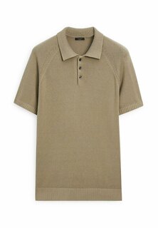 Рубашка-поло SHORT SLEEVES Massimo Dutti, цвет ochre