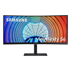 Изогнутый монитор Samsung ViewFinity S65UA, 34&quot;, 3440x1440, 100 Гц, VA, черный