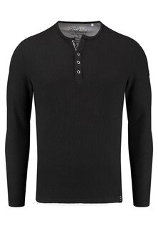 Вязаный свитер SANDRO BUTTON Key Largo, цвет black